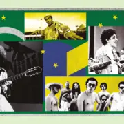 Da dir. para a esq.: Rosinha de Valença; Chico Science e Nação Zumbi, Caetano Veloso e Gilberto Gil (Arte: Eduardo Pignata)