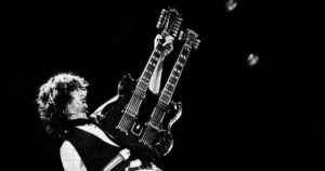 Jimmy Page, em 1983 (WikiCommons)
