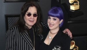 Ozzy Osbourne com a filha, Kelly