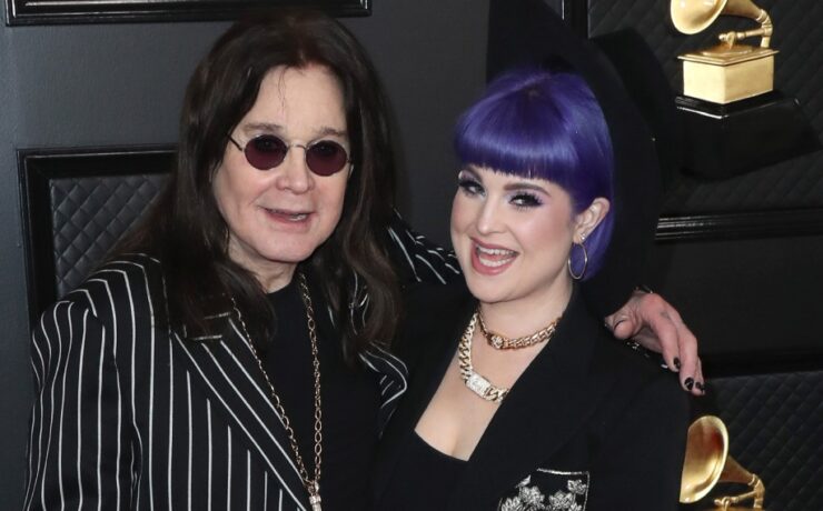 Ozzy Osbourne com a filha, Kelly
