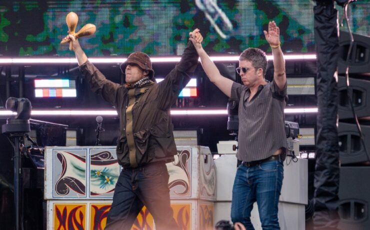 Liam e Noel Gallagher, do Oasis