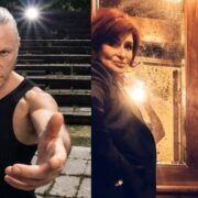 Bruce Dickinson, vocal do Iron Maiden, Sharon e Ozzy Osboune (divulgação e Instagram @sharonosbourne)