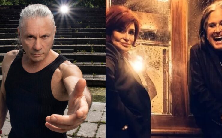 Bruce Dickinson, vocal do Iron Maiden, Sharon e Ozzy Osboune (divulgação e Instagram @sharonosbourne)