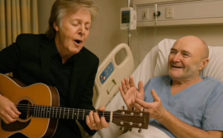 Fake news de IA simula Paul McCartney visitando e Phill Collins no hospital