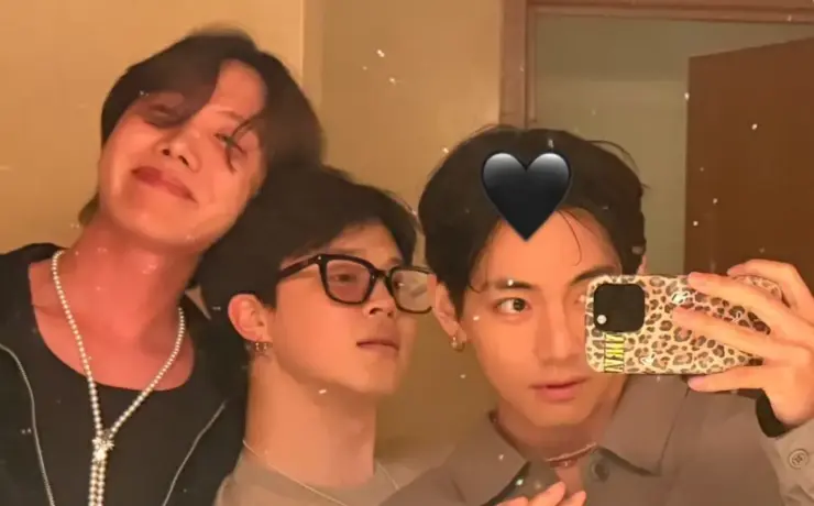V, Jimin e J-hope