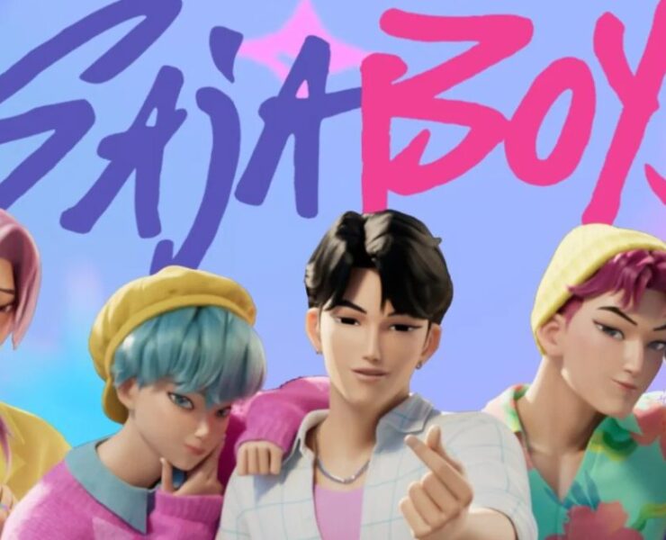 O grupo fictício Saja Boys (Divulgação)