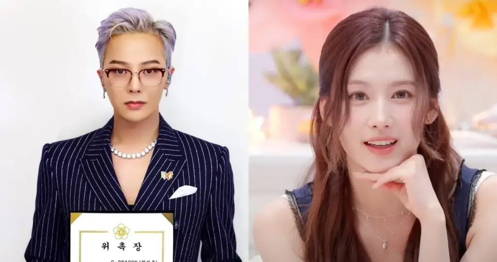 Sana, do TWICE, está namorando G-Dragon? Cantora responde 1 Sana e G-Dragon