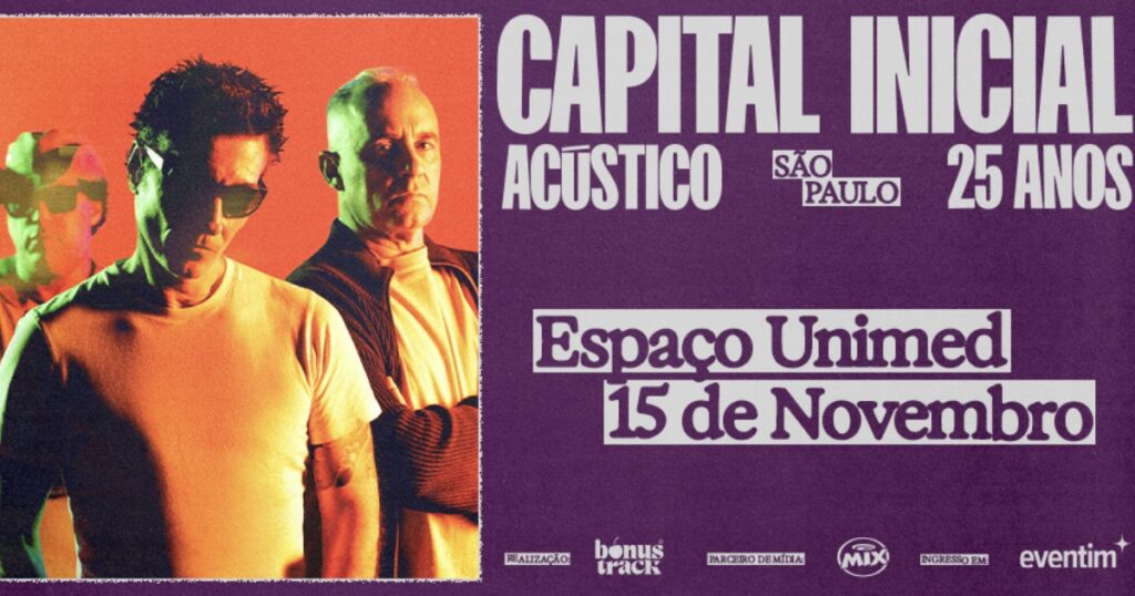 Capital Inicial lança inéditas do 'Acústivo MTV'; saiba mais 1 capital inicial acustico