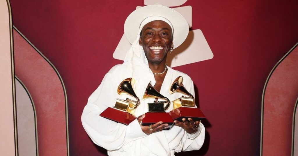 Jota.pê no Grammy Latino 2024 (Instagram @zeferinaproducoes)