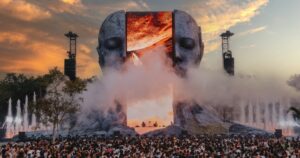 Palco CORE do Tomorrowland 2024 (Instagram divulgação). Contagem regressiva para o Tomorrowland Brasil 2025