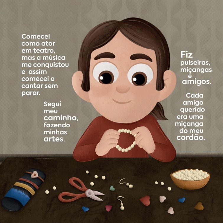 Página do livro Ney Matogrosso: O Bicho do Mato (Créditos: Garota FM Books)