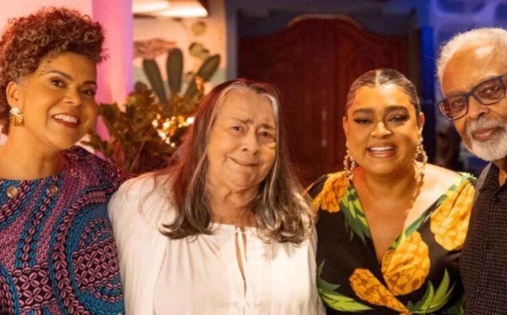 Preta Gil com a irmã, Sandra Gadelha e Gilberto Gil (Instagram Preta Gil/ @gee.eu)