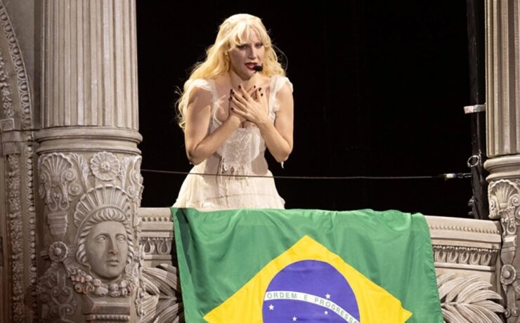 Lady Gaga se apresenta na praia de Copacabana, no Rio de Janeiro (Dilson Silva/AGNEWS)