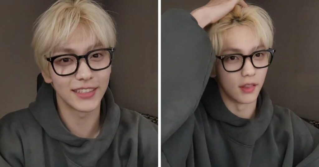 Soobin em live [reprodução X]