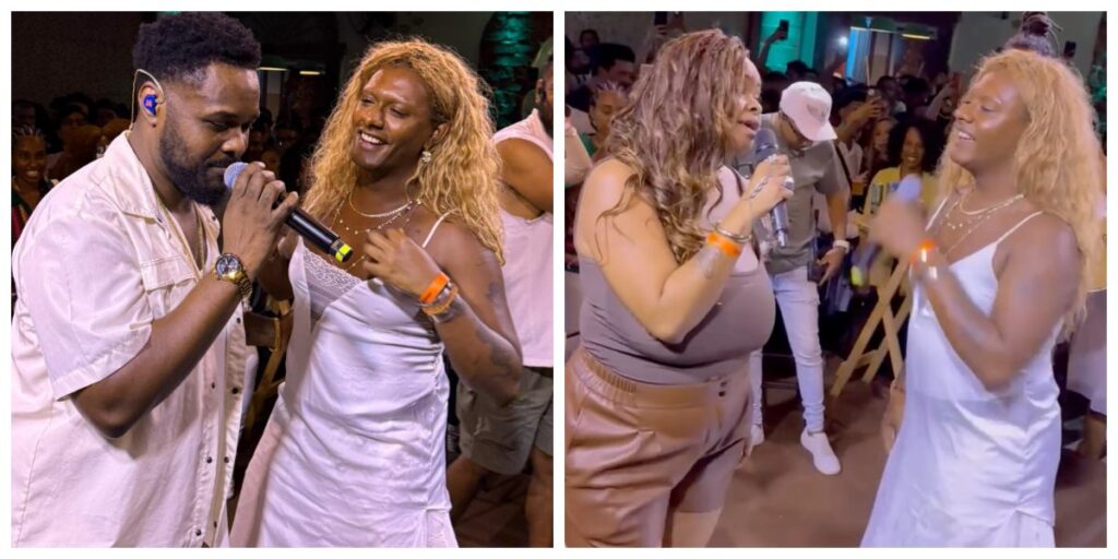 Liniker e Tássia Reis cantam em roda de samba no Rio de Janeiro; assista 1 liniker quintal da magia samba 2025