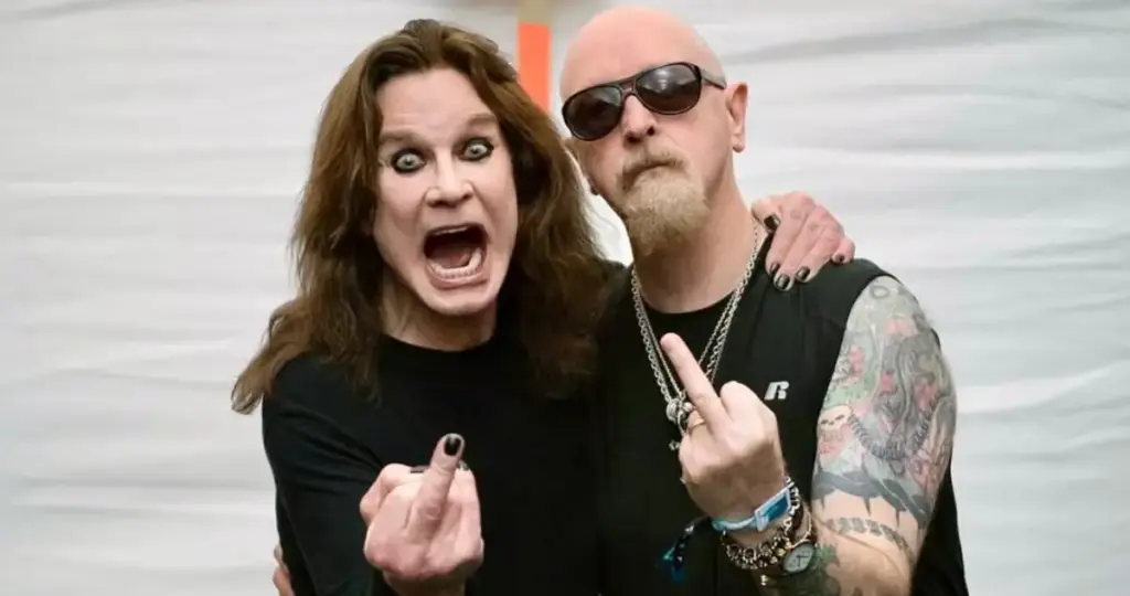 Ouça 'War Pigs', com dueto inédito de Ozzy Osbourne e Rob Halford 1 Rob Halford e Ozzy Osbourne
