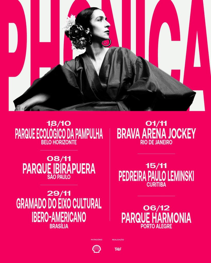 Datas da turnê 'Phonica', de Marisa Monte 