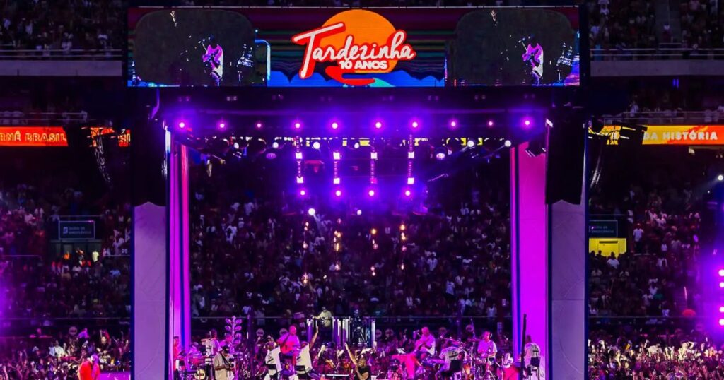 O palco da Tardezinha 10 anos