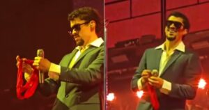 Fã joga calcinha em Bad Bunny no show em Porto Rico (Reprodução X)