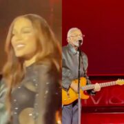 Gilberto Gil e Anitta. no evento H&M (divulgação)