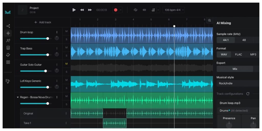 'AI Studio': como adicionar faixas de instrumentos em sua música 1 moises ai studio como usar