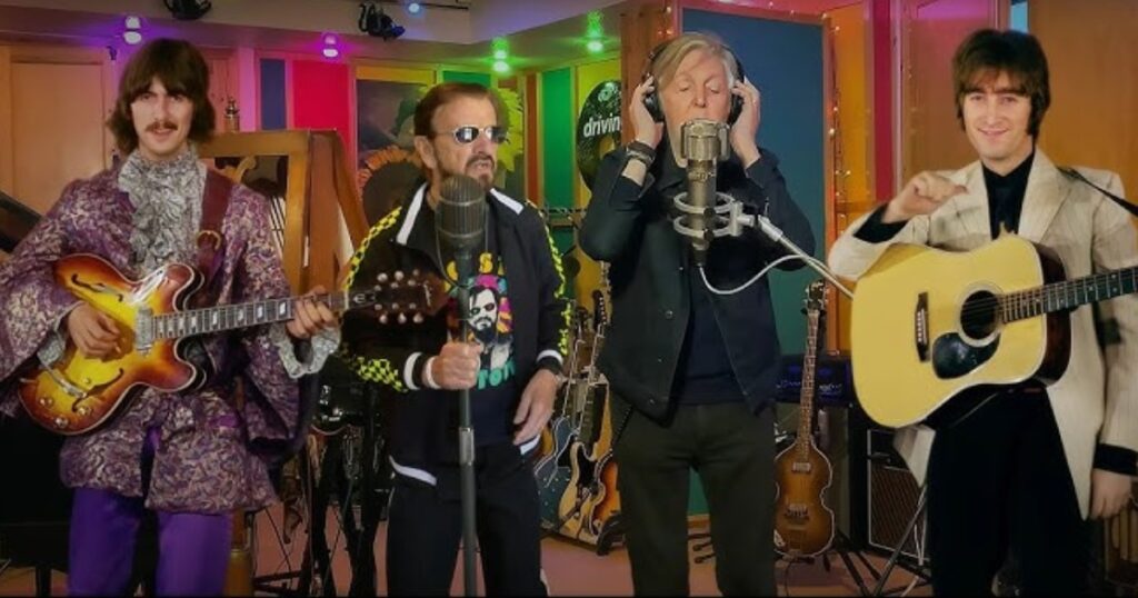 The Beatles 'Now and Then' (Reprodução YouTube)