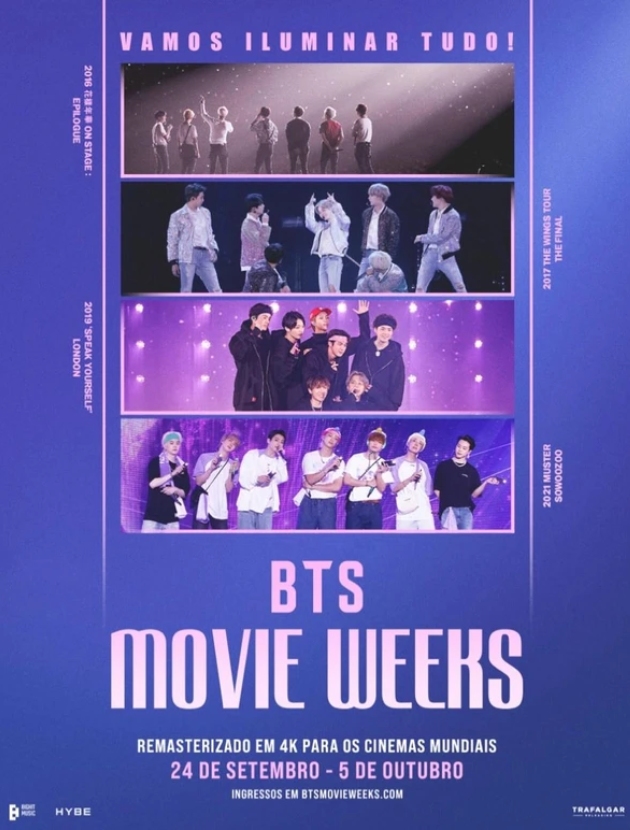 Cartaz da semana BTS (reprodução/redes sociais)