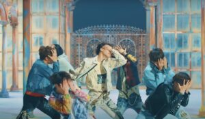 BTS em clipe de 'Fake Love'