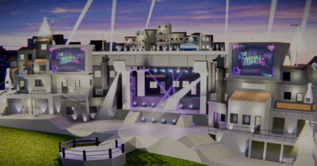 O Palco Quebrada no The Town 2025