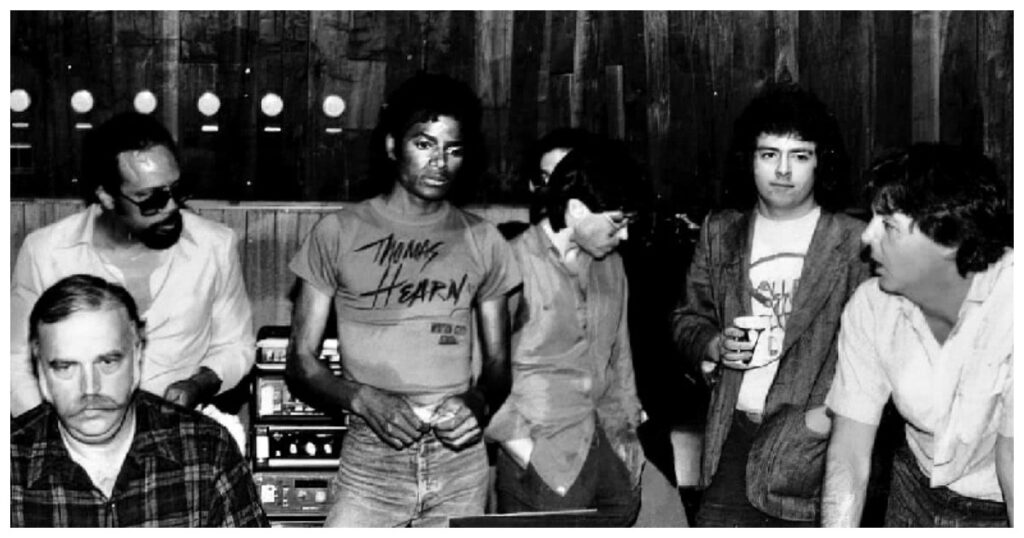 Michael Jackson durante sessão com Paul MacCartney (Instagram)