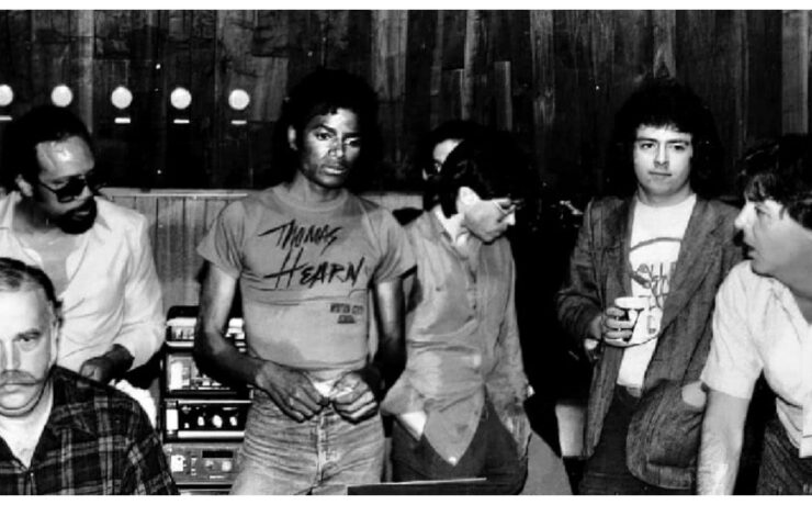 Michael Jackson durante sessão com Paul MacCartney (Instagram)