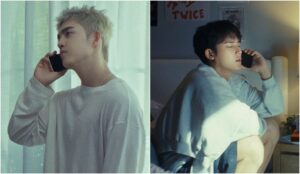 S.Coups e Mingyu, integrantes do SEVENTEEN