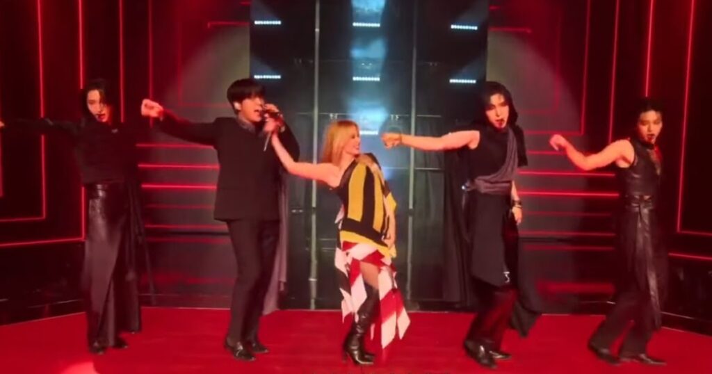 ATEEZ e Kylie Minogue fazem número picante na série