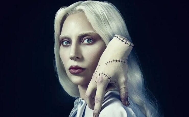 Lady Gaga na série Wandinha (divulgação)