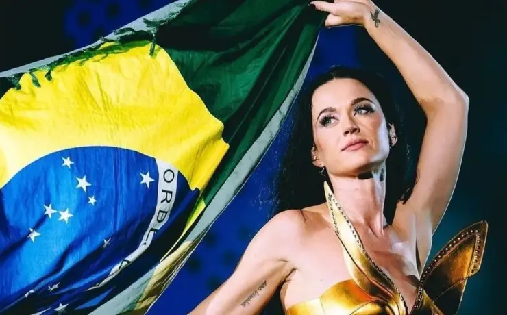 Katy Perry no Brasil (Instagram)