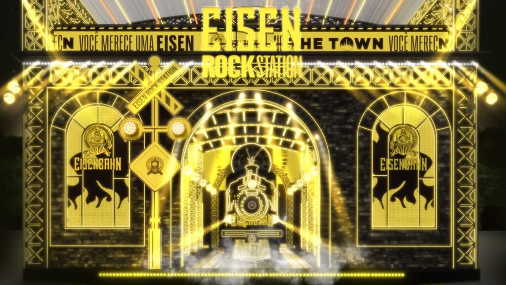 A ativação Eisen Rock Station (Divulgação)