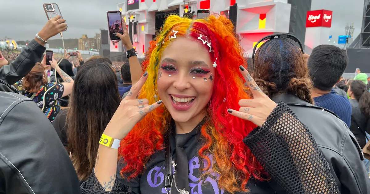 Carolyne no The Town 2025 (Vitória Zane)