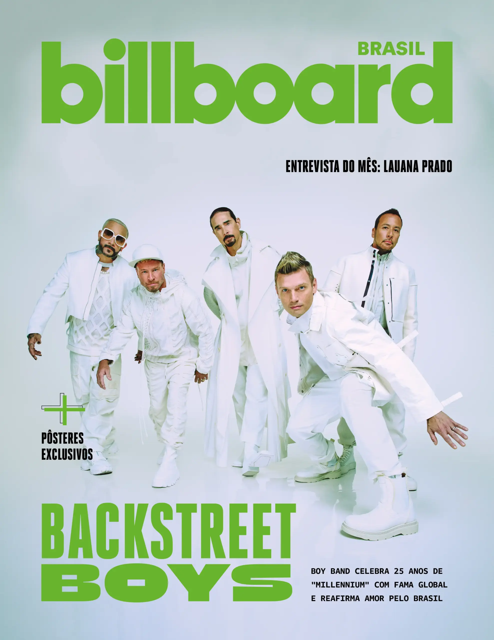 Backstreet Boys na capa da Billboard Brasil (Foto: Brian Ziff)