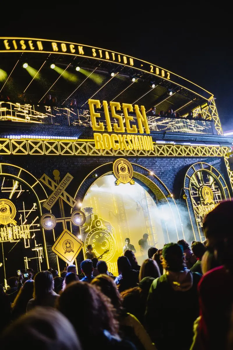 Show na Eisen Rock Station (Divulgação)