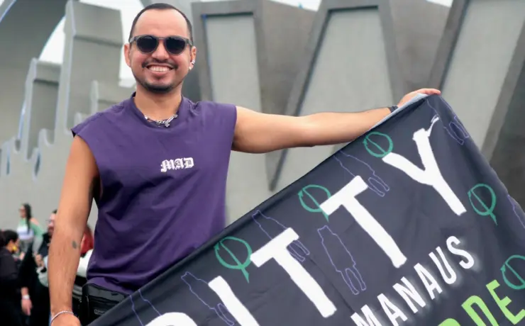 Fã da Pitty no The Town Lucas Ramos Brazil News