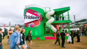 Estande da Trident no The Town 2025 (Divulgação)