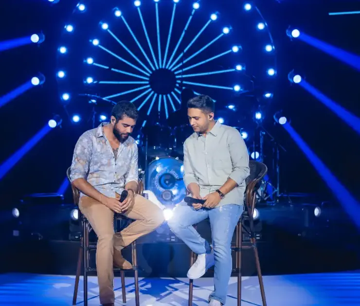 A dupla Henrique e Juliano