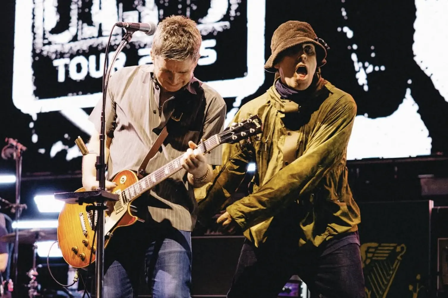 Oasis em ação com Noel e Liam Gallagher (Instagram)
