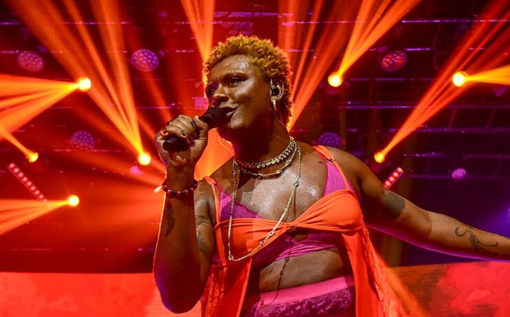 Liniker na "Caju Tour" (Andy Santana/ Brazil News)