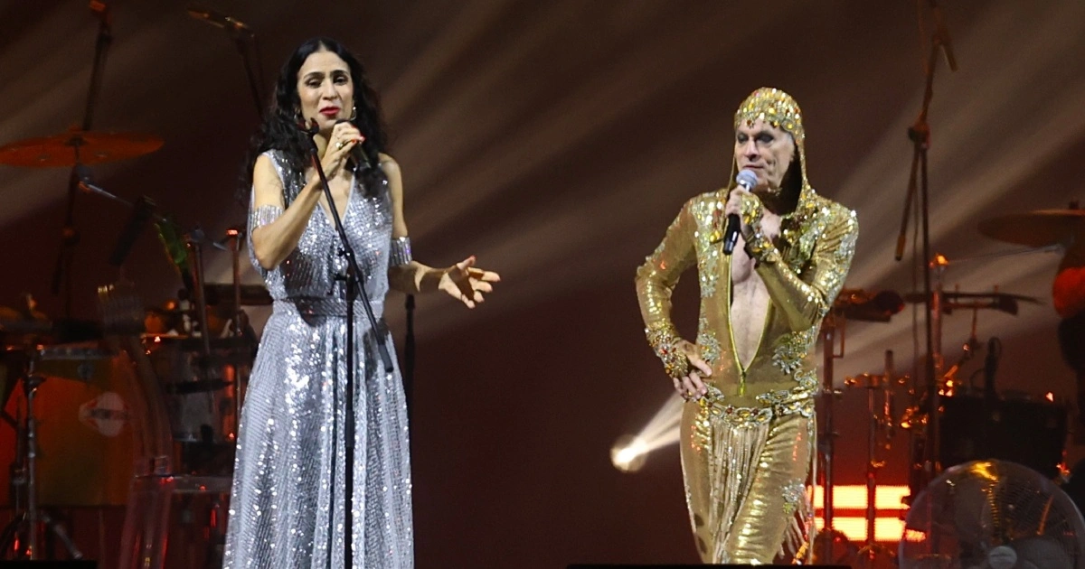 Ney Matogrosso e Marisa Monte no Doce Maravilha 2025 (Roberto Filho/Brazil News)