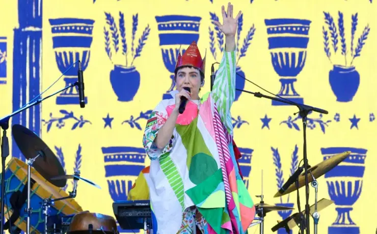 Adriana Calcanhotto é Partimpim no festival Doce Maravilha (ROBERTO FILHO / BRAZIL NEWS) 