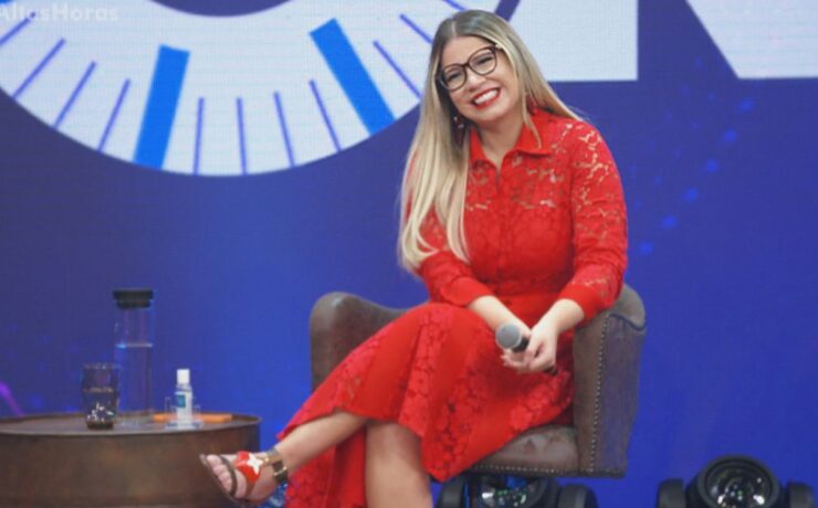 Marília Mendonça no Altas Horas (Foto: Globo/Divulgação)