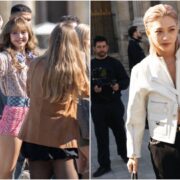 Lisa (BLACKPINK) e Felix (Stray Kids) em Paris