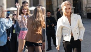 Lisa (BLACKPINK) e Felix (Stray Kids) em Paris