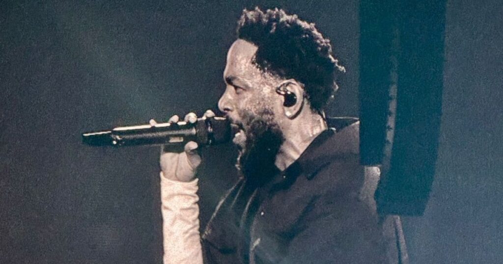 Kendrick Lamar no Allianz: hits e diss para público reduzido 1 Kendrick Lamar durante show em São Paulo